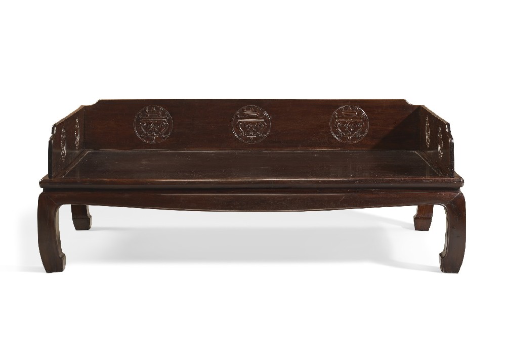 紫檀鐵力木羅漢床